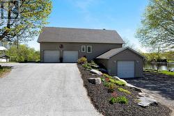 Single-car garage is for the lower unit - 