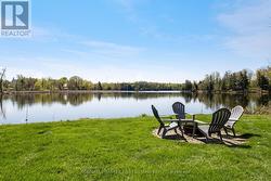 Firepit looking out over Clayton Lake - 