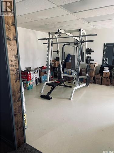 408 Macdonald Street, Nipawin, SK - Indoor Photo Showing Gym Room