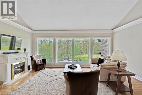 1279 Maple Manor Road, Cambridge, ON - Indoor Photo Showing Living Room With Fireplace