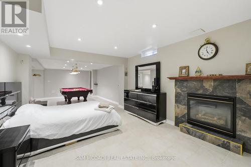 3605 Trelawny Circle, Mississauga, ON - Indoor Photo Showing Other Room With Fireplace