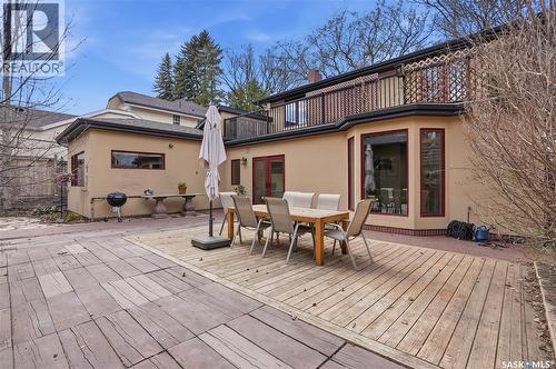 208 Saskatchewan Crescent W, Saskatoon, SK - Outdoor With Deck Patio Veranda