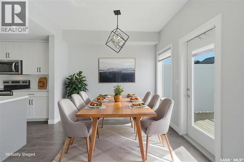 348 Brighton Gate, Saskatoon, SK - Indoor Photo Showing Dining Room