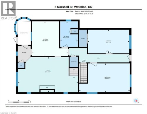 Floor plan - 8 Marshall Street, Waterloo, ON 