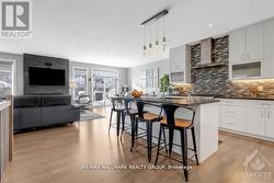 Open-concept floor plan. - 