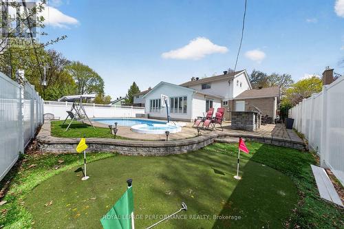 1182 Greyrock Crescent, Ottawa, ON - Outdoor With In Ground Pool With Deck Patio Veranda