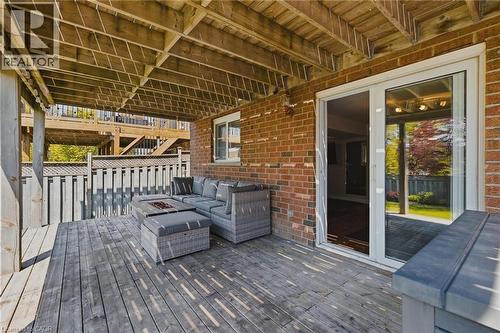 113 Hollyridge Crescent, Kitchener, ON - Outdoor With Deck Patio Veranda With Exterior