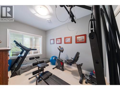 4520 Gallaghers Lookout Unit# 4, Kelowna, BC - Indoor Photo Showing Gym Room