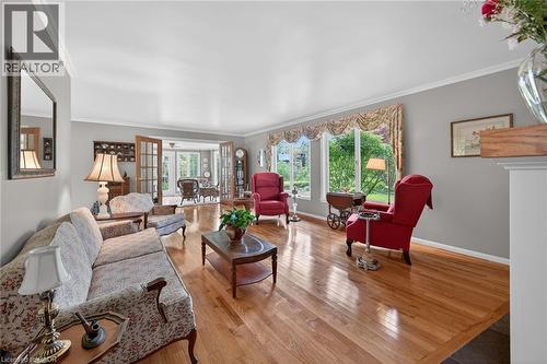 Hardwood flooring throughout the living space - 2 Summit Circle, Simcoe, ON - Indoor Photo Showing Living Room