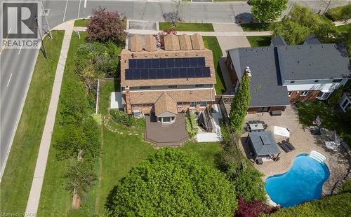 436 Goodram Drive, Burlington, ON - Outdoor With In Ground Pool With View