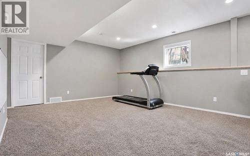502 Le May Crescent, Saskatoon, SK - Indoor Photo Showing Gym Room