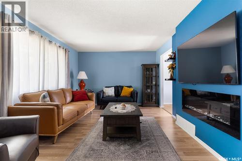 1341 9Th Avenue N, Regina, SK - Indoor Photo Showing Living Room With Fireplace