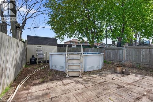 147 Strachan Street E, Hamilton, ON - Outdoor With Above Ground Pool