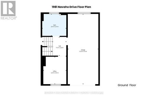 Functional Ground-Level Floor Plan - 1981 Navaho Drive, Ottawa, ON - Other