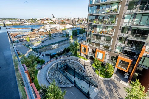 #604-369 Tyee Rd, Victoria, BC - Outdoor With Balcony With View