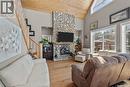 3 Wayne Place, Candle Lake, SK  - Indoor Photo Showing Living Room With Fireplace 