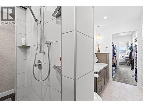 Shower in ensuite. - 647 Mt Ida Drive, Coldstream, BC 