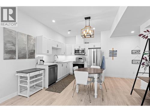 Suite dining/kitchen - Basement/lower floor. - 647 Mt Ida Drive, Coldstream, BC 