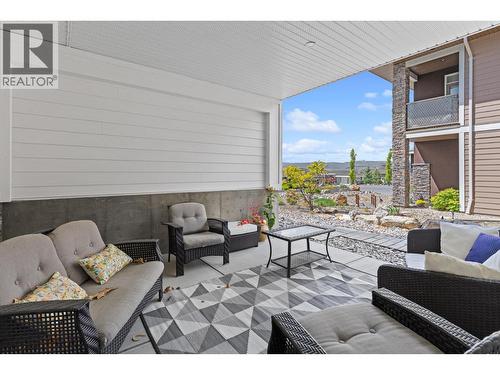 Suite covered patio - Basement/lower floor. - 647 Mt Ida Drive, Coldstream, BC 