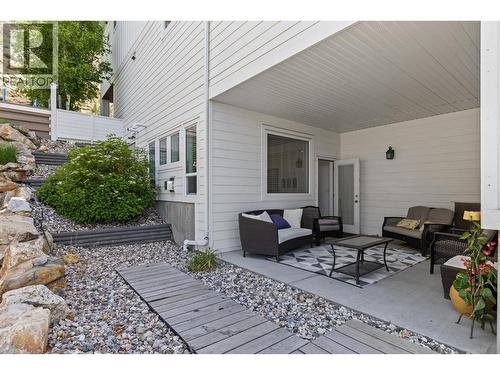 Suite covered patio - Basement/lower floor. - 647 Mt Ida Drive, Coldstream, BC 