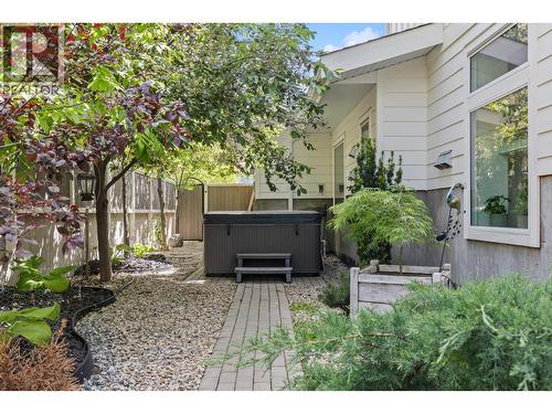 Main home access to backyard with hot tub. - 647 Mt Ida Drive, Coldstream, BC 