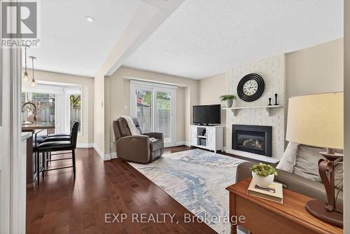 108 Old Forest Crescent, Kitchener, ON - Indoor Photo Showing Living Room With Fireplace