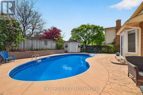 108 Old Forest Crescent, Kitchener, ON - Outdoor With In Ground Pool With Backyard