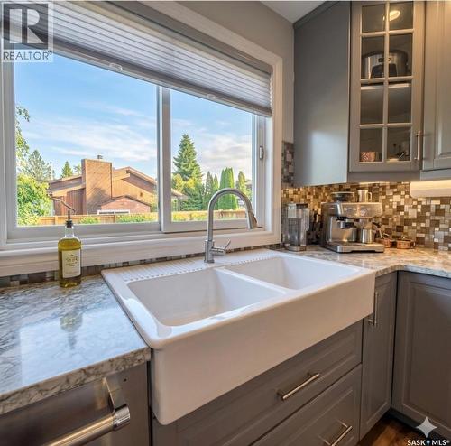 868 Conroy Place, Prince Albert, SK - Indoor Photo Showing Kitchen With Double Sink