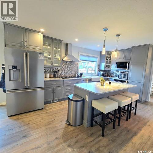 868 Conroy Place, Prince Albert, SK - Indoor Photo Showing Kitchen With Stainless Steel Kitchen With Upgraded Kitchen