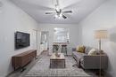 Virtually staged for design and layout inspiration. - 401 Union Avenue W, Winnipeg, MB  - Indoor Photo Showing Living Room 