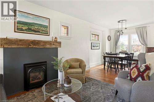 116 Homewood Avenue, Hamilton, ON - Indoor Photo Showing Living Room With Fireplace
