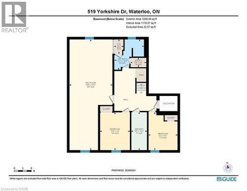 Floor plan - 519 Yorkshire Drive, Waterloo, ON - Other