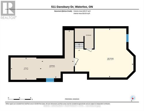 Basement - 511 Dansbury Drive, Waterloo, ON - Other