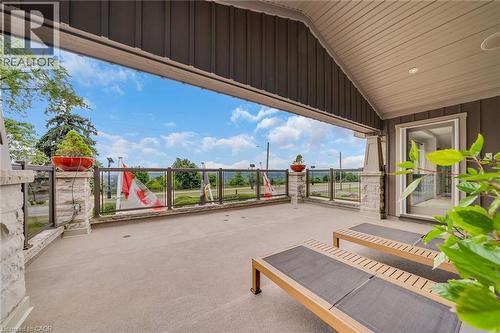 View of patio / terrace - 404 Mountain Brow Boulevard E, Hamilton, ON - Outdoor With Exterior
