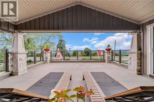 View of patio / terrace - 404 Mountain Brow Boulevard E, Hamilton, ON - Outdoor With Exterior