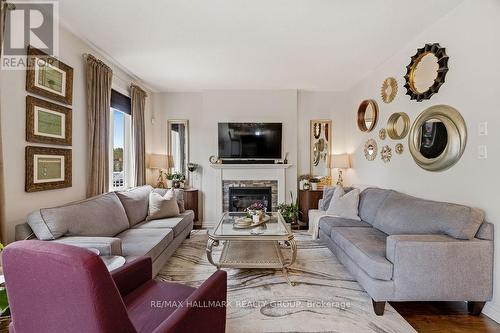 278 Kiwanis Court, Ottawa, ON - Indoor Photo Showing Living Room With Fireplace