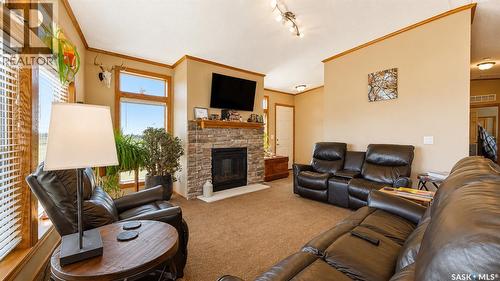 Rm Of Kellross Acreage, Kellross Rm No. 247, SK - Indoor Photo Showing Living Room With Fireplace