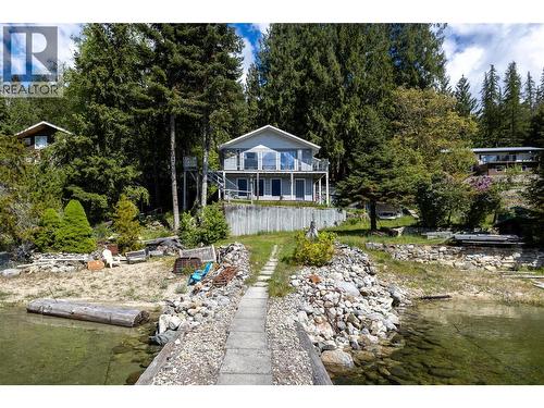 6728 3A Highway, Nelson, BC - Outdoor With Body Of Water With Deck Patio Veranda