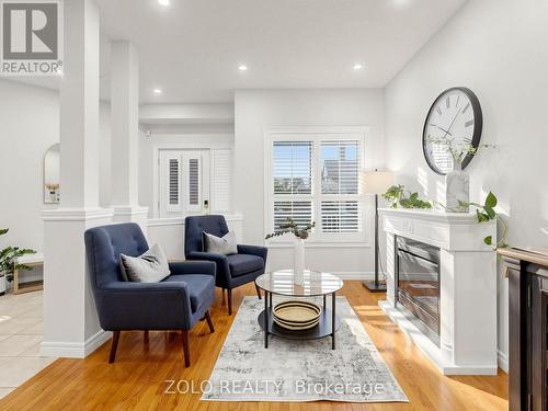 70 Doon Mills Drive, Kitchener, ON - Indoor Photo Showing Living Room With Fireplace