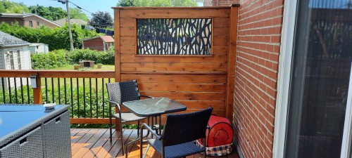 Balcon - 139 Av. Giroux, Laval (Laval-Des-Rapides), QC - Outdoor With Deck Patio Veranda With Exterior