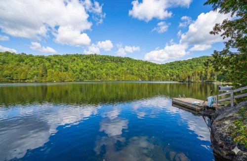 Vue sur l'eau - 3497 Ch. Du Village, Saint-Adolphe-D'Howard, QC - Outdoor With Body Of Water With View