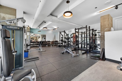 Salle d'exercice - 112-100 Rue Du Séminaire, Montréal (Le Sud-Ouest), QC - Indoor Photo Showing Gym Room