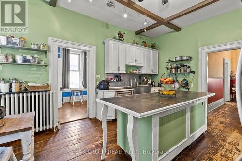Eat in Kitchen with wood beams - 171 Killaly Street W, Port Colborne (Main Street), ON - Indoor