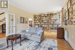 Main Floor: Living Room/Library - 