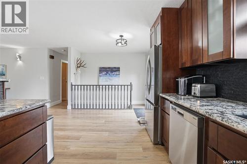 165 3Rd Street, Pilot Butte, SK - Indoor Photo Showing Kitchen With Upgraded Kitchen