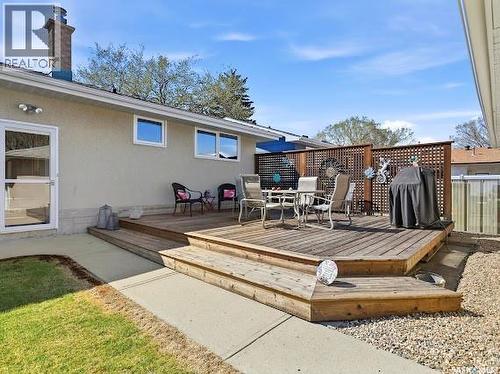 661 Dalgliesh Drive, Regina, SK - Outdoor With Deck Patio Veranda With Exterior