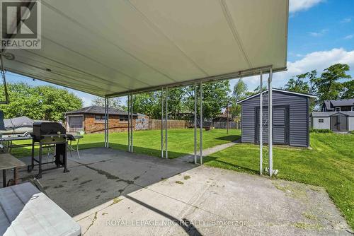 covered rear patio North facing - 70 Second Street, Welland (Lincoln/Crowland), ON - Outdoor