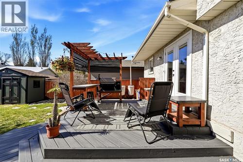 2947 More Crescent E, Regina, SK - Outdoor With Deck Patio Veranda With Exterior