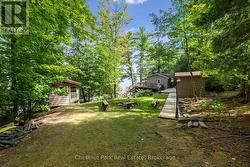 Level land going to the cottage and bunkie - 