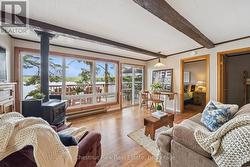 Views of 3 Mile Lake from the living room - 